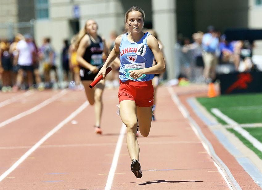 Class AA girls track and field leaders - Lincolnâ€™s Ali Bainbridge carrying the torch for AA girls distance running in South Dakota