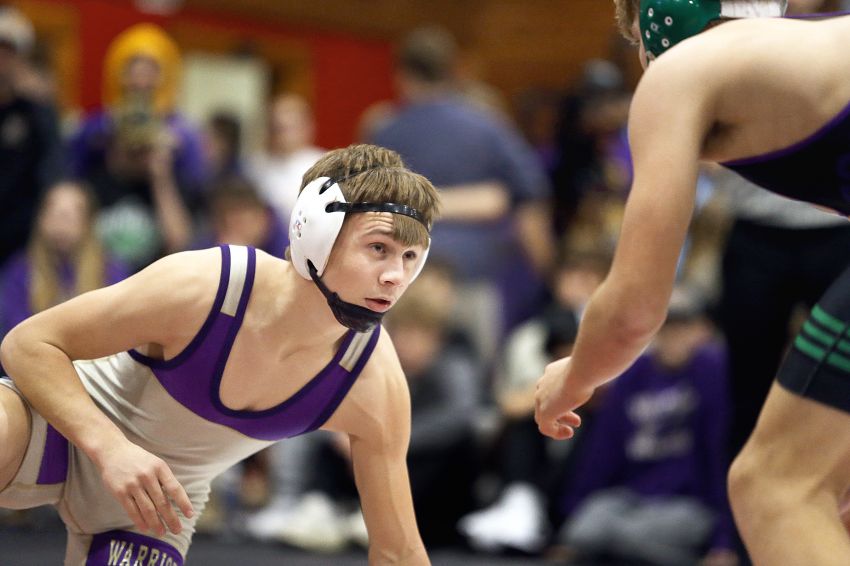  Winner Area tops Philip/Kadoka Area Wall Badlands Brawlers and Parker at home wrestling triangular