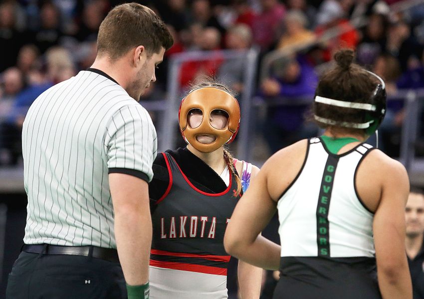 Top returning girls wrestlers - Lakota Techâ€™s Giada Scherich looking for repeat state title 