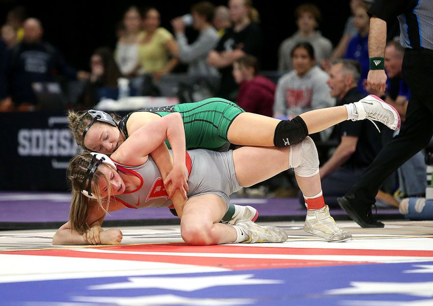   Pierre girls primed for another state title after solid semifinal round at state wrestling tournament