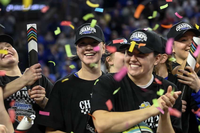 STM alum Haleigh Timmer â€˜glad to be backâ€™ as SDSU women win third-straight Summit League Tournament