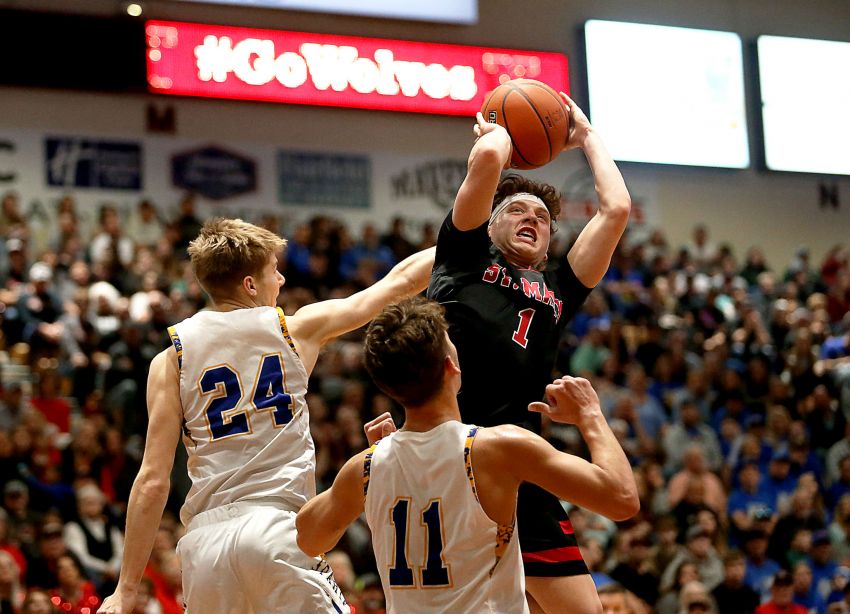 Class B Boys Basketball Roundup - Dell Rapids St. Mary downs Wessington Springs for third-place finish 
