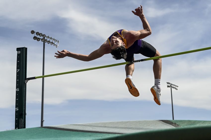 Class B Boys Track and Field Leaders - Bennett Countyâ€™s Rush Oâ€™Neill soars to 6-feet, 10-inches in the high jump