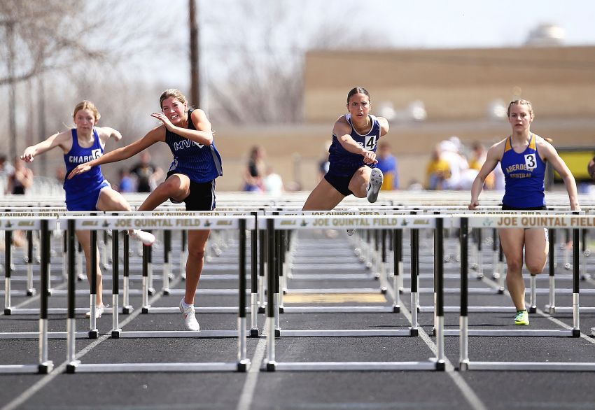 Burkeâ€™s Piper Hanson sweeps hurdle races at Corn Palace Relays