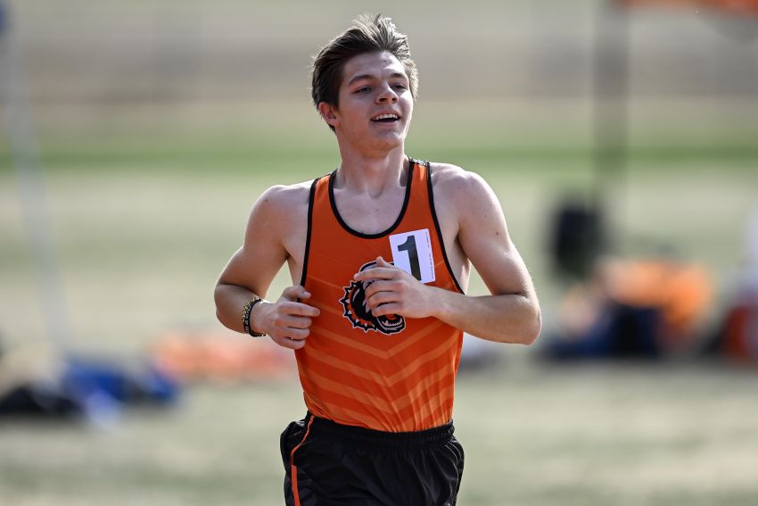 Class B Boys Track and Field Leaders - Philip’s Baylor Burns boasts top times in three distance races 