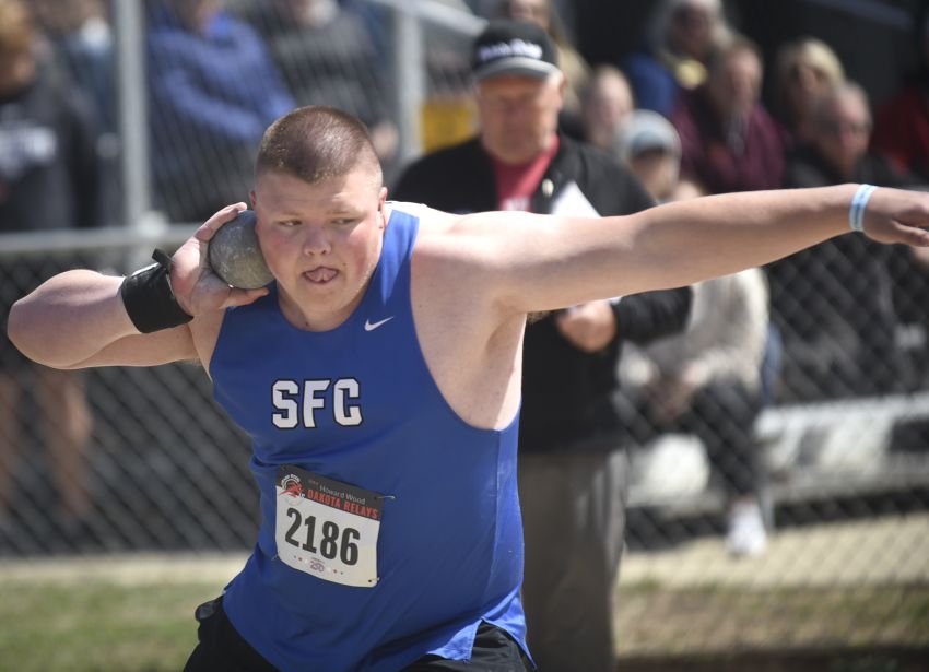 Class A Boys Track and Field Leaders - Sioux Falls Christian’s Marcus Furth holds top mark in the shot put