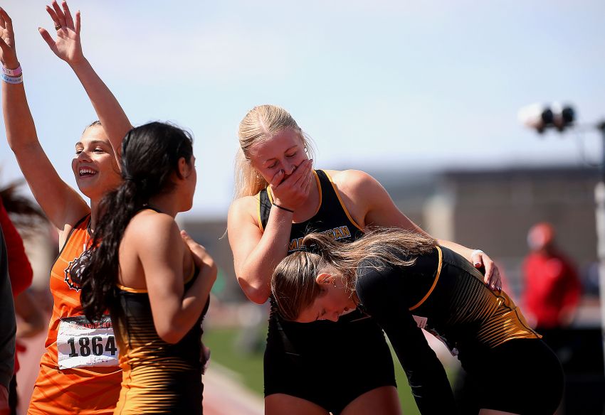 Colman-Egan girls clip 47-year-old meet record at Howard Wood Dakota Relays, nine total records fall on Day 2