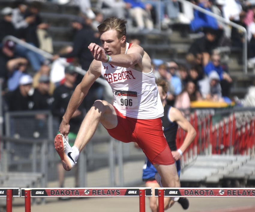 Class B Boys Track and Field Leaders - Gregory’s Colt Keiser sits atop updated 300-meter hurdles leaderboard