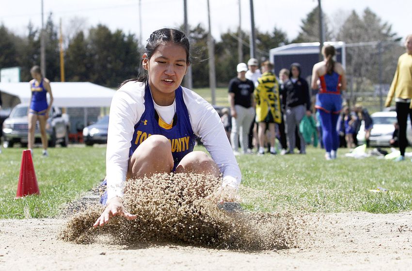 Julise Shaw and Todd County track teams shine at Lakota Nation Invitational