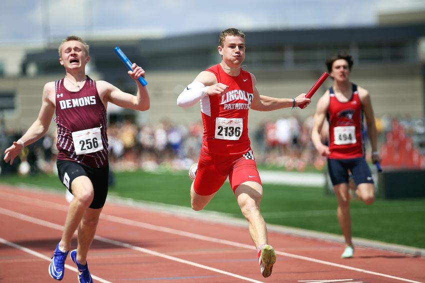 Class AA Boys Track and Field Leaders - Lincolnâ€™s Griffin Fischer leads pair of sprint races