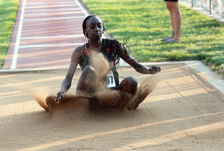 Class AA Girls Track and Field Leaders - Washingtonâ€™s Nyariek Kur soaring to new lengths in jumping events