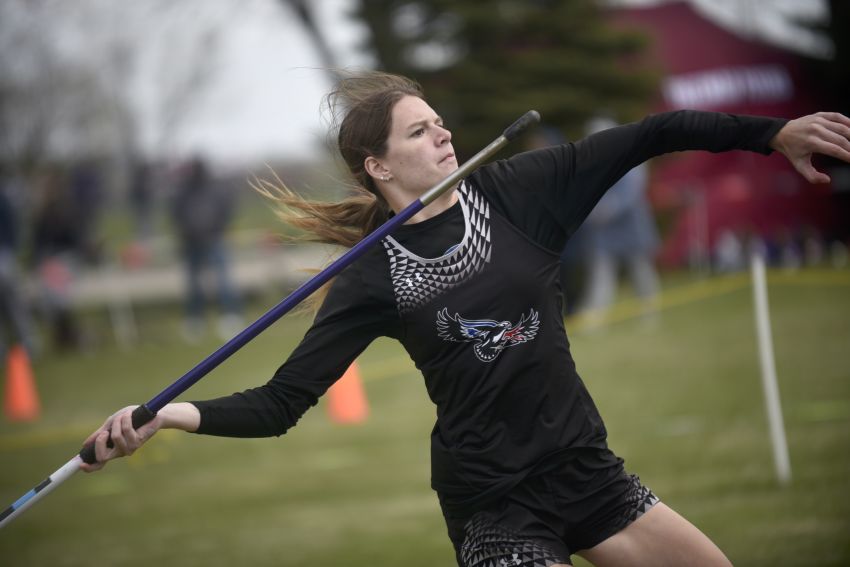 Class B Girls Track and Field Leaders - Sanborn Central/Woonsocket’s Liz Boschee holds three top-10 marks 