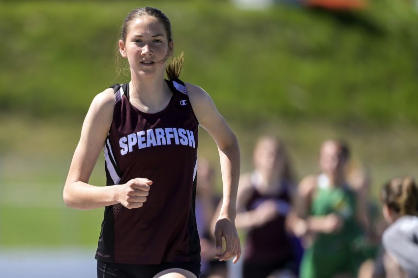 Class AA Girls Track and Field Leaders - Spearfishâ€™s Peyton VanDeest among top Class AA distance runners 