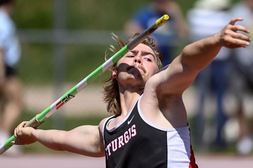 Sturgisâ€™ Levi Brant sets sights on gold medal and state record in javelin throw
