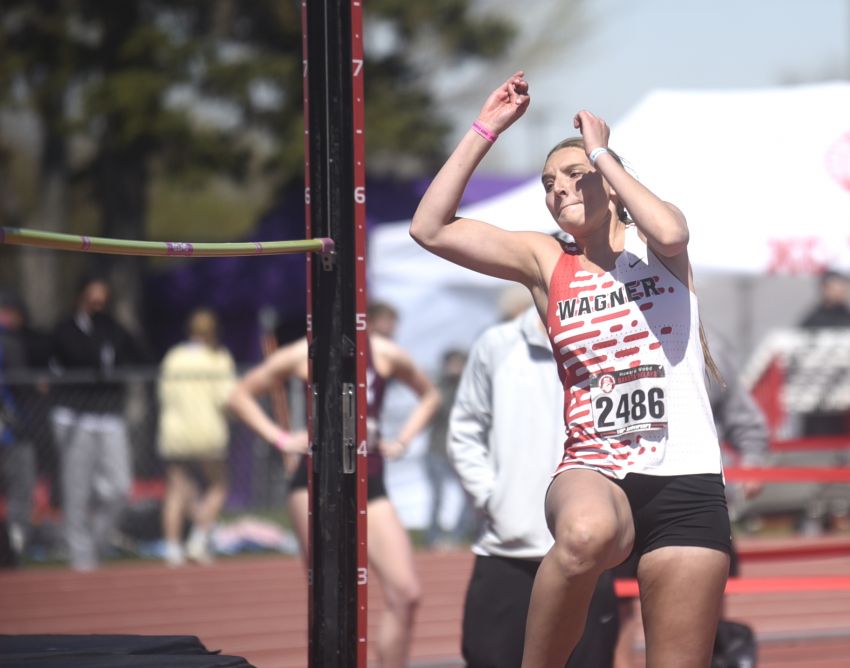 Class A Girls Track and Field Leaders - Wagnerâ€™s Ashlyn Koupal has top mark in the high jump 