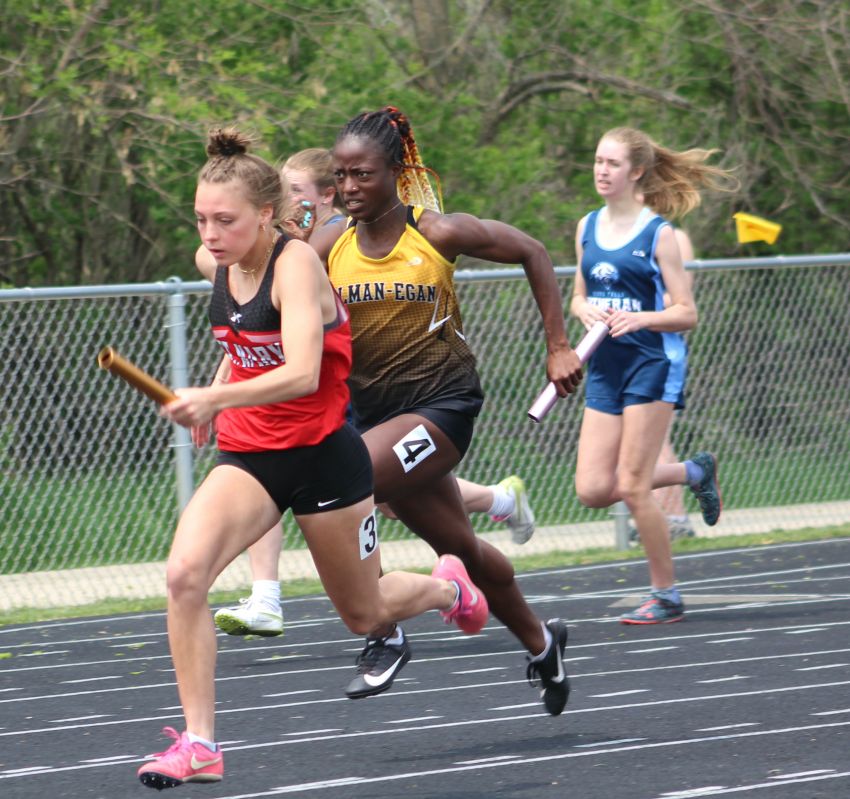 Daniela Lee paces Colman-Egan girls to Region 3B track and field title 