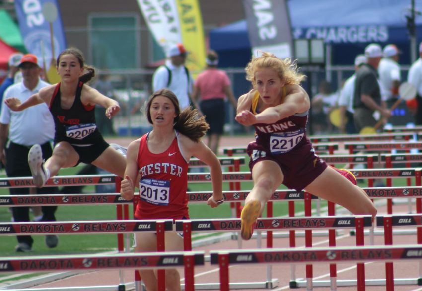  Class B girls Track and Field Leaders - Mennoâ€™s Ashton Massey continues to rewrite Wolves record books