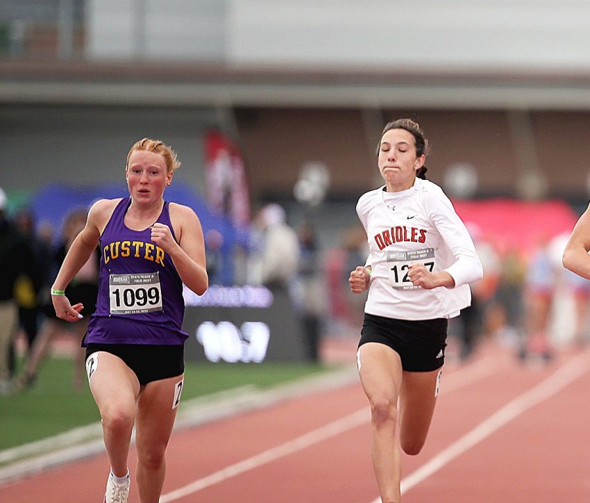 Notable early season track performers - Custer sprinter Jordyn Larsen off to quick start for the Wildcats