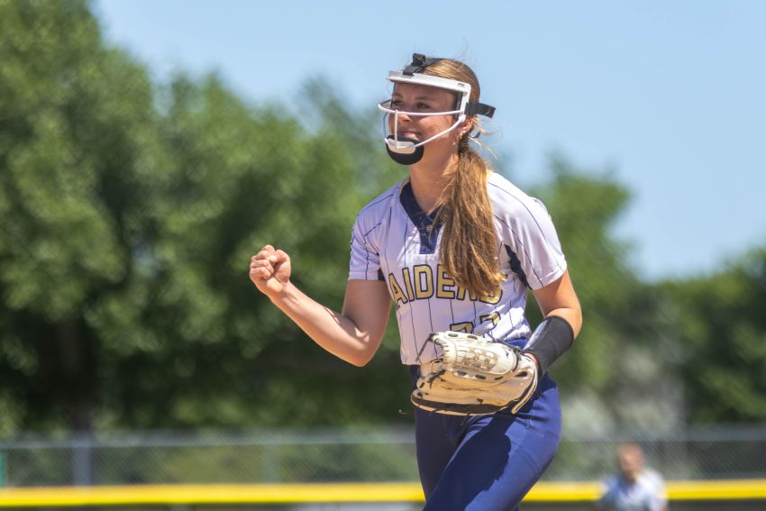 June 6 State B Softball Roundup - Jolie Westrum’s complete-game shutout powers Gayville-Volin over Hanson in third-place game