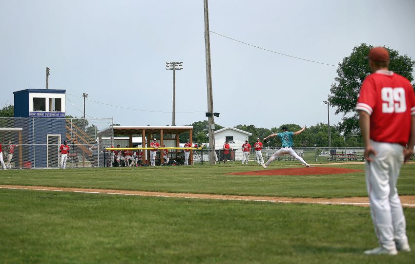 Renovated Geddes baseball field sees first action in 14 years