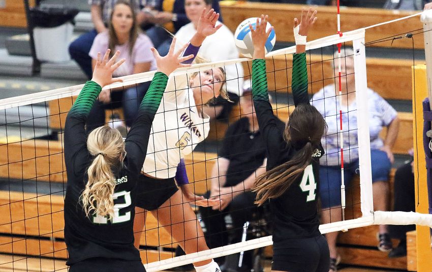 High school volleyball roundup - Winner outlasts Miller in five-set volleyball match
