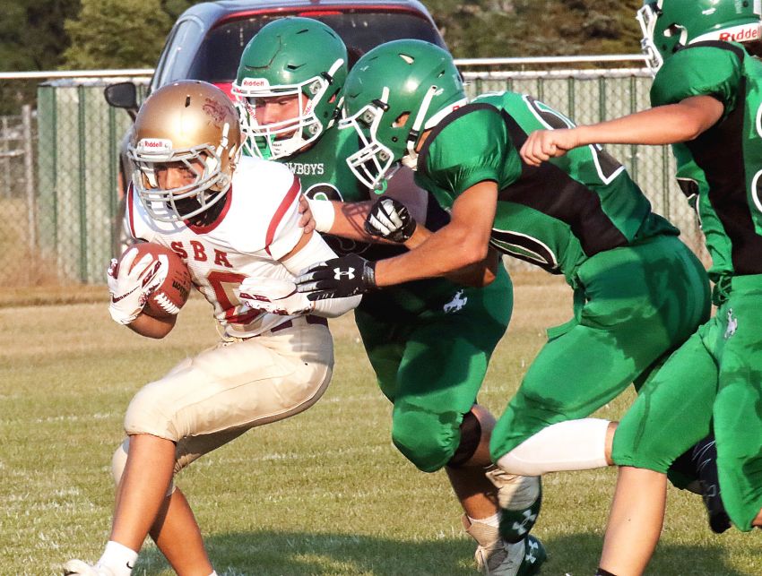High school football roundup - Colome Cowboys roll past Sunshine Bible Academy 