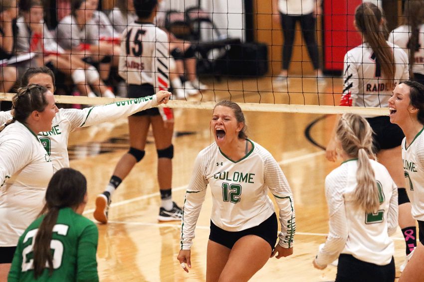 High school volleyball roundup  Colome sweeps Lyman in straight sets 