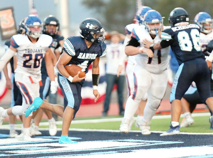 Sept. 9 Football Roundup - Jackson Jarding's fumble return lifts Hanson past Parkston, 8-6