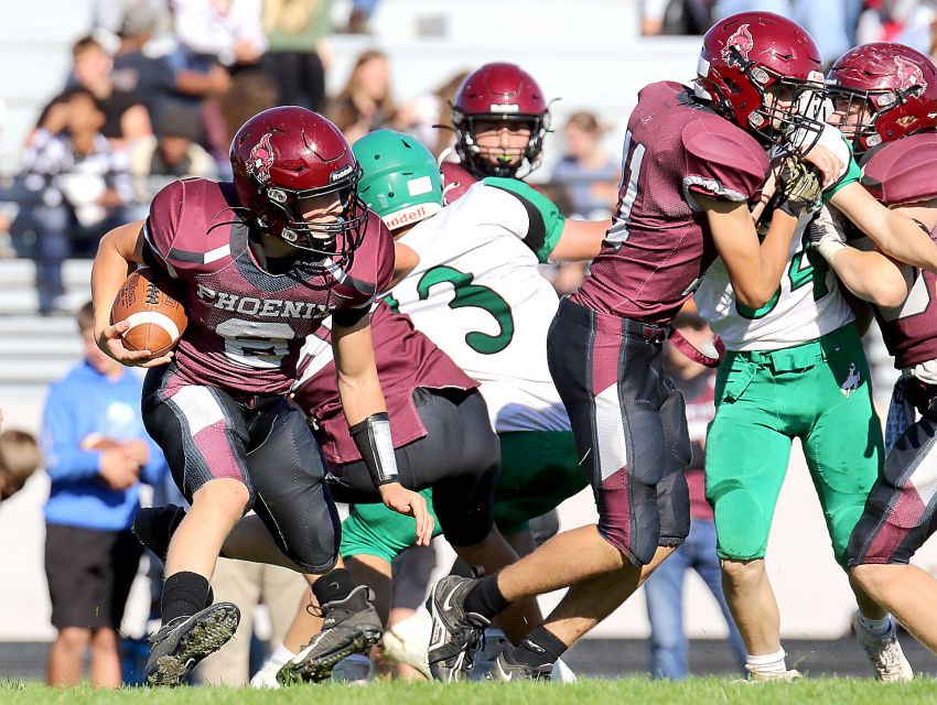 Sept. 23 Football Roundup - Riley Tschetter tosses six touchdowns to power Phoenix past Colome 