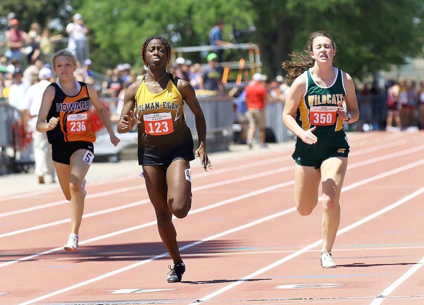 Colman-Egan repeats as Class B girls track and field champions