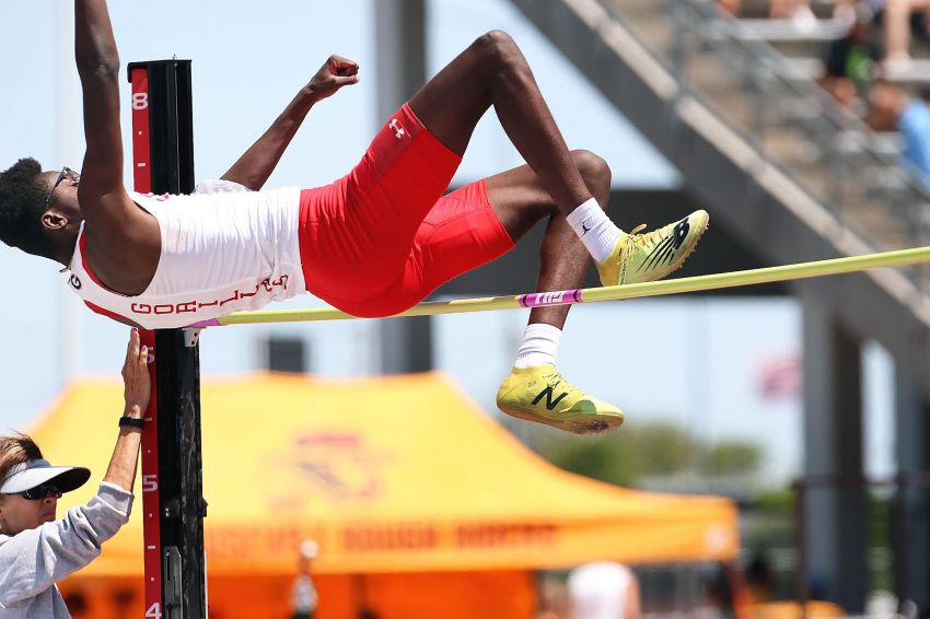 Gregory's Daniel Mitchell soars to Class B high jump championship 