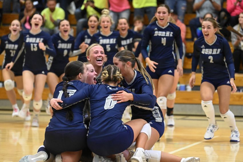 Nov. 12 Volleyball Roundup - Burke sweeps Harding County for Class B volleyball berth 