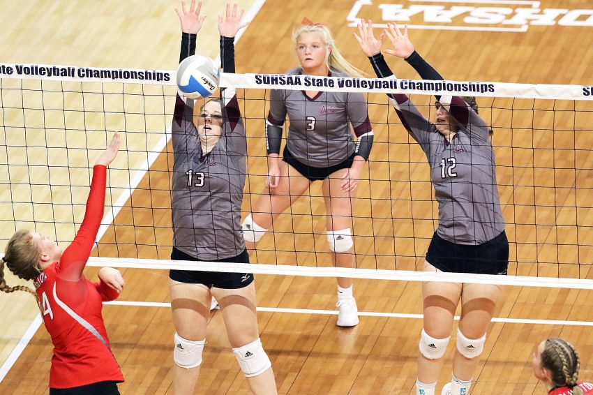 Class B Volleyball Roundup - Aberdeen Christian sweeps Arlington, earns first-ever state tourney win 