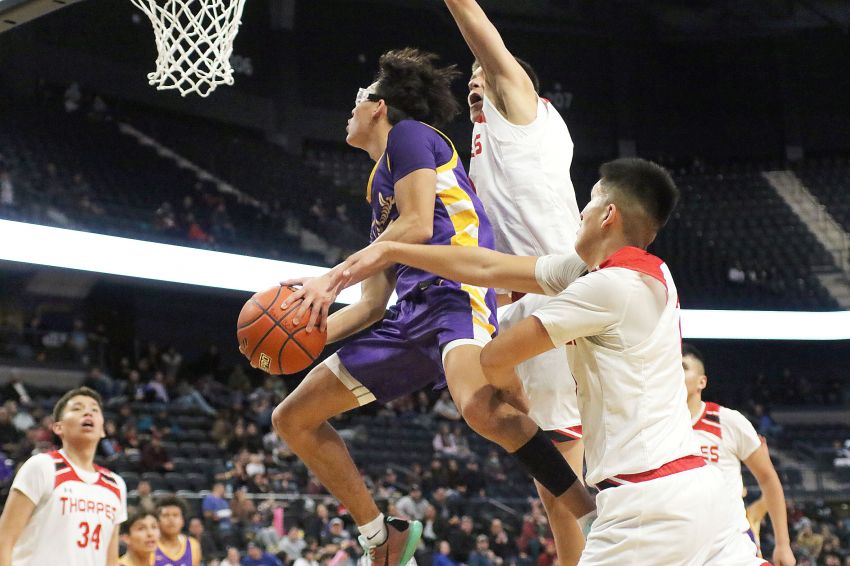 Dec. 15 Lakota Nation Invitational Boys Roundup - Lower Brule pulls away from Pine Ridge