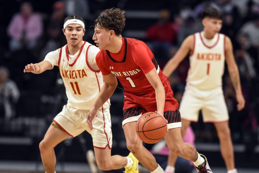 â€˜Heâ€™s the marvelous oneâ€™ - Pine Ridgeâ€™s Marvin Richard III sets Lakota Nation Invitational scoring record with 57-point outing 