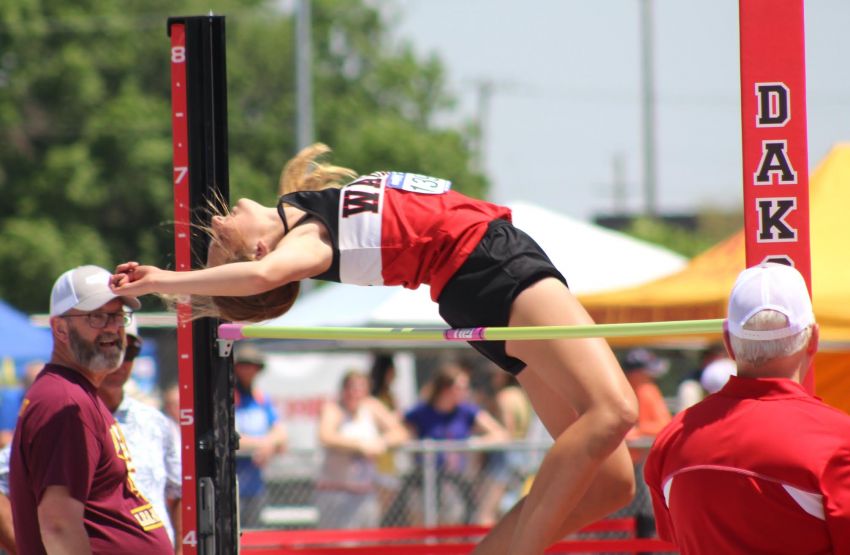 Wagnerâ€™s Ashlyn Koupal wins third consecutive Class A high jump championship