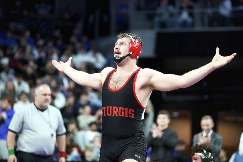 Dominant Sturgis team grapples its way to Class A state wrestling championship