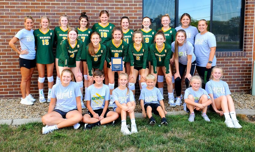 High school volleyball roundup - Northwestern Wildcats claim Parkston tournament title 