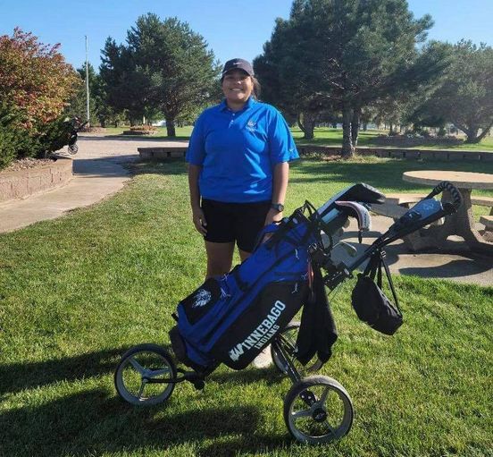 Kelsi DeCora going where no Winnebago golfer has gone before