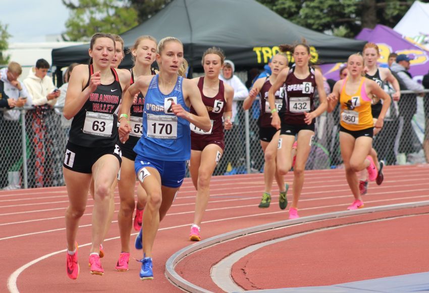  Class AA Girls Track and Field Leaders -  Oâ€™Gormanâ€™s Libby Castelli continues to rewrite South Dakota running records