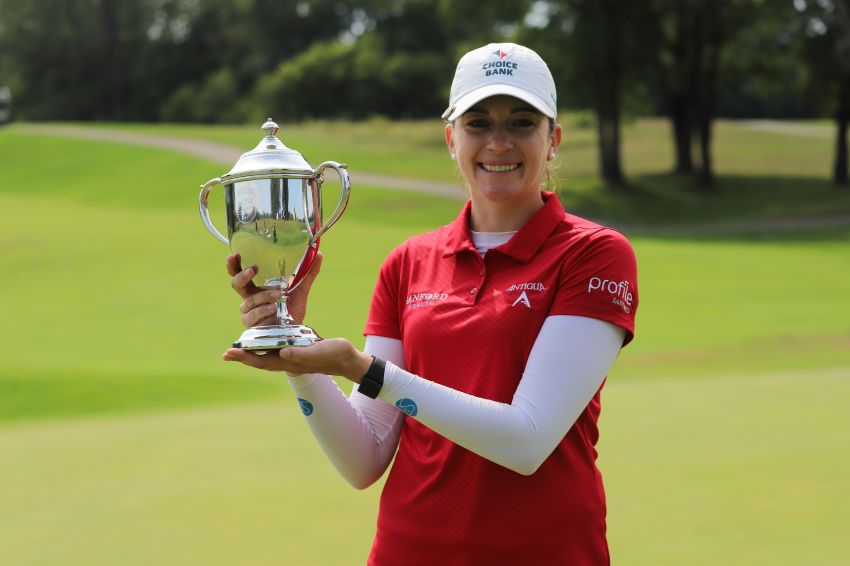 Clarkâ€™s Kim Kaufman leaning on pro golf experiences as she battles breast cancer 