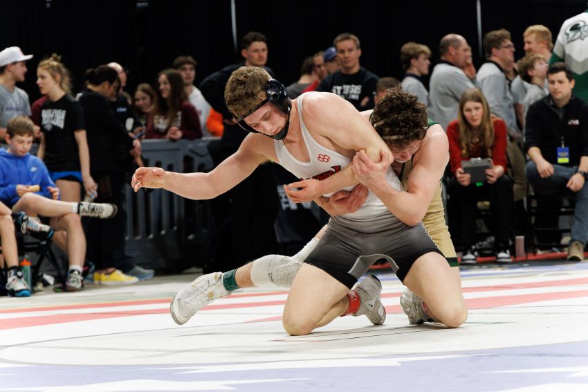 Ayden Dooley vs. Levi Veskrna a Class A semifinal clash with Gregory Gorilla roots