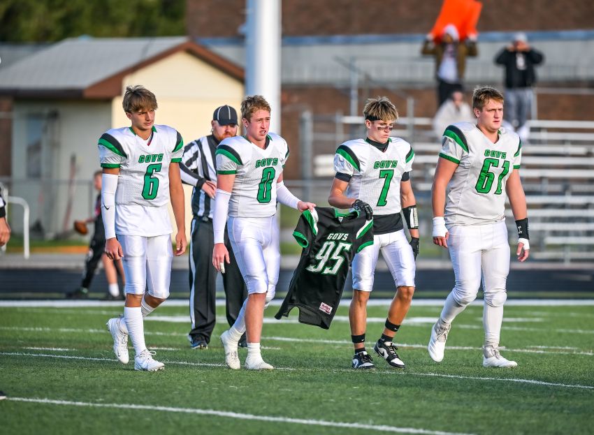 Pierre Governors honoring former teammate Aiden Van Balen this season 