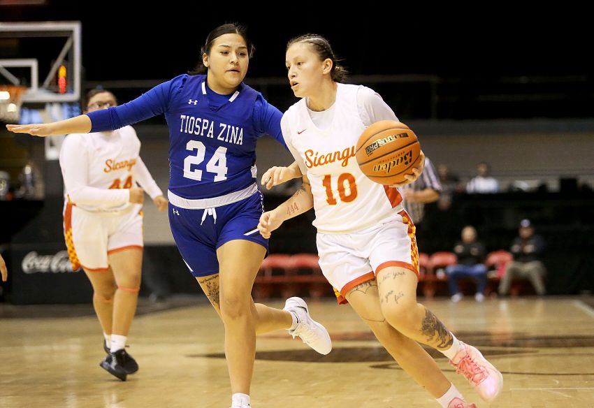 Lesleen Makes Room For Them makes senior impact for St. Francis Indian School basketball program